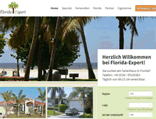 Tablet Screenshot of florida-expert.de